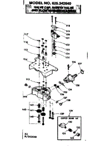 Valve Cap Safety Valve And Flow Washer Housing parts for Kenmore Water Softener 625.342640 (625342640, 625 342640) from AppliancePartsPros.com