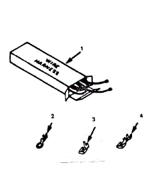 Wire Harnesses And Components parts for Kenmore Range 911.6348413 (9116348413, 911 6348413) from AppliancePartsPros.com