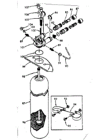 Resin Tank, Valve Adaptor And Connecting Parts parts for Kenmore Water Softener 625.340700 (625340700, 625 340700) from AppliancePartsPros.com