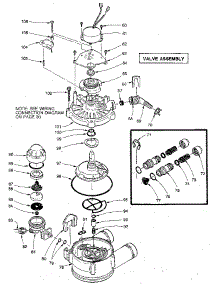 Valve Assembly parts for Kenmore Water Softener 625.3483001 (6253483001, 625 3483001) from AppliancePartsPros.com