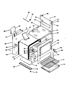 Body Section parts for Kenmore Range 119.7728510 (1197728510, 119 7728510) from AppliancePartsPros.com