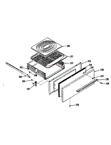 Broiler Section parts for Kenmore Range 119.7728510 (1197728510, 119 7728510) from AppliancePartsPros.com