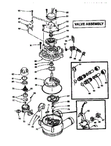 Valve Assembly parts for Kenmore Water Softener 625.348490 (625348490, 625 348490) from AppliancePartsPros.com