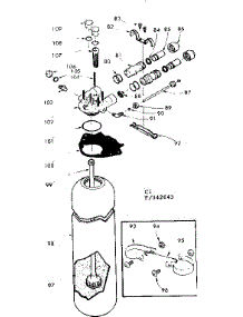 Resin Tank Valve Adaptor And Connecting Parts parts for Kenmore Water Softener 625.342643 (625342643, 625 342643) from AppliancePartsPros.com