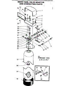 Resin Tank Valve Adapter & Conn Parts parts for Kenmore Water Softener 625.343241 (625343241, 625 343241) from AppliancePartsPros.com