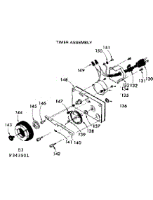 Timer Assembly parts for Kenmore Water Softener 625.343501 (625343501, 625 343501) from AppliancePartsPros.com