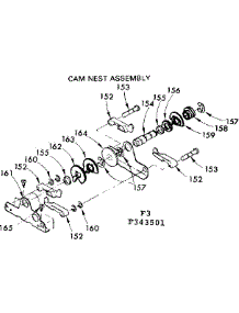 Cam Nest Assembly parts for Kenmore Water Softener 625.343501 (625343501, 625 343501) from AppliancePartsPros.com