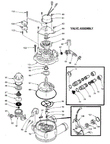 Valve Assembly parts for Kenmore Water Softener 625.3488000 (6253488000, 625 3488000) from AppliancePartsPros.com