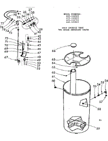 Salt Storage Tank And Brine Metering Valve parts for Kenmore Water Softener 625.342600 (625342600, 625 342600) from AppliancePartsPros.com