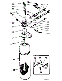 Resin Tank, Valve Adaptor And Associated Parts parts for Kenmore Water Softener 625.34734 (62534734, 625 34734) from AppliancePartsPros.com