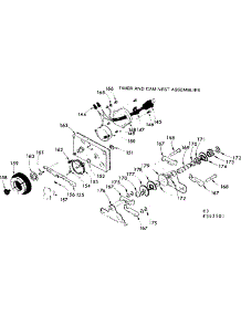 Timer & Cam Nest Assemblies parts for Kenmore Water Softener 625.342501 (625342501, 625 342501) from AppliancePartsPros.com