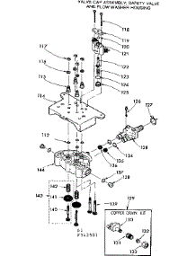 Valve Cap Assem Safety Valve & Flow Washer Housing parts for Kenmore Water Softener 625.342501 (625342501, 625 342501) from AppliancePartsPros.com