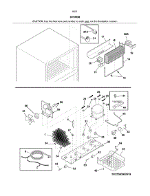 System parts for Kenmore Refrigerator 253.60313416 (25360313416, 253 60313416) from AppliancePartsPros.com