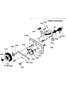 Timer Assembly parts for Kenmore Water Softener 625.343201 (625343201, 625 343201) from AppliancePartsPros.com