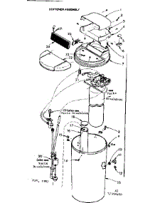 Unit Parts parts for Kenmore Water Softener 625.348400 (625348400, 625 348400) from AppliancePartsPros.com