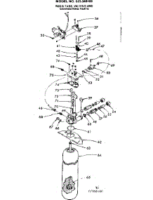 Resin Rank Valving & Connecting Parts parts for Kenmore Water Softener 625.348400 (625348400, 625 348400) from AppliancePartsPros.com