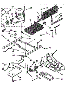 Unit Parts parts for Kenmore Refrigerator 106.9732683 (1069732683, 106 9732683) from AppliancePartsPros.com