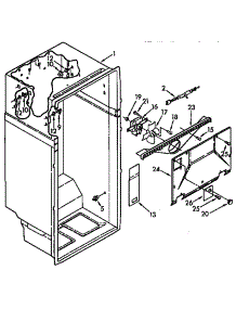 Liner Parts parts for Kenmore Refrigerator 106.9738310 (1069738310, 106 9738310) from AppliancePartsPros.com