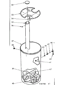 Salt Storage Tank parts for Kenmore Water Softener 625.34745 (62534745, 625 34745) from AppliancePartsPros.com