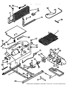 Unit Parts parts for Kenmore Refrigerator 106.9738310 (1069738310, 106 9738310) from AppliancePartsPros.com