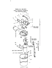 Major Components parts for Kenmore Water Softener 625.34723 (62534723, 625 34723) from AppliancePartsPros.com