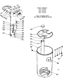Salt Storage Tank And Brine Metering Valve parts for Kenmore Water Softener 625.342700 (625342700, 625 342700) from AppliancePartsPros.com