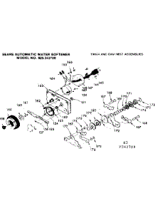 Timer And Cam Nest Assemblies parts for Kenmore Water Softener 625.342700 (625342700, 625 342700) from AppliancePartsPros.com