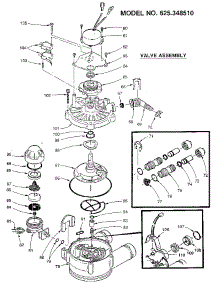 Valve Assembly parts for Kenmore Water Softener 625.348510 (625348510, 625 348510) from AppliancePartsPros.com