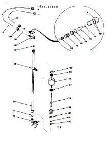 Nozzel And Venturi parts for Kenmore Water Softener 625.34840 (62534840, 625 34840) from AppliancePartsPros.com