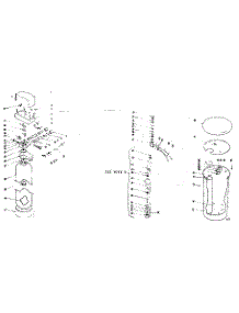 Resin Tank, Salt Storage Tank And Associated Parts parts for Kenmore Water Softener 625.34850 (62534850, 625 34850) from AppliancePartsPros.com