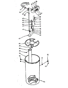 Salt Storage Tank, And Salt Saver Brine Valve parts for Kenmore Water Softener 625.348391 (625348391, 625 348391) from AppliancePartsPros.com