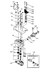 Valve Cap, Safety Valve And Flow Washer Housing parts for Kenmore Water Softener 625.342001 (625342001, 625 342001) from AppliancePartsPros.com