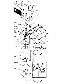 Resin Tank, Valve Adaptor And Connecting Parts parts for Kenmore Water Softener 625.342001 (625342001, 625 342001) from AppliancePartsPros.com