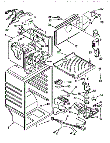 Liner parts for Kenmore Refrigerator 106.9759751 (1069759751, 106 9759751) from AppliancePartsPros.com