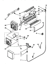 Icemaker parts for Kenmore Refrigerator 106.9651783 (1069651783, 106 9651783) from AppliancePartsPros.com