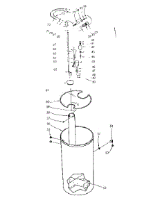Salt Storage Tank And Salt Saver Brine Valve parts for Kenmore Water Softener 625.342740 (625342740, 625 342740) from AppliancePartsPros.com