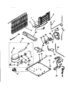 Unit Assembly parts for Kenmore Refrigerator 106.9651782 (1069651782, 106 9651782) from AppliancePartsPros.com