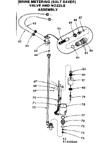 Valve And Nozzle Assembly parts for Kenmore Water Softener 625.348800 (625348800, 625 348800) from AppliancePartsPros.com