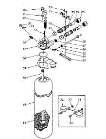 Resin Tank, Valve Adaptor parts for Kenmore Water Softener 625.34722 (62534722, 625 34722) from AppliancePartsPros.com