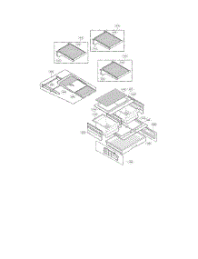Refrigerator Parts parts for Kenmore Refrigerator 795.71093111 (79571093111, 795 71093111) from AppliancePartsPros.com