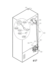 Valve And Water Parts parts for Kenmore Refrigerator 795.71093111 (79571093111, 795 71093111) from AppliancePartsPros.com