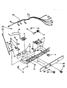 Control parts for Kenmore Refrigerator 106.9545511 (1069545511, 106 9545511) from AppliancePartsPros.com