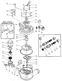 Valve Assembly parts for Kenmore Water Treatment Equipment 625.349220 (625349220, 625 349220) from AppliancePartsPros.com