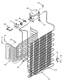 Compressor parts for Kenmore Wine Beverage Cooler 564.91509990 (56491509990, 564 91509990) from AppliancePartsPros.com