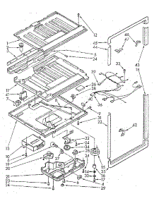Compartment Separator & Control Parts parts for Kenmore Refrigerator 106.8627640 (1068627640, 106 8627640) from AppliancePartsPros.com