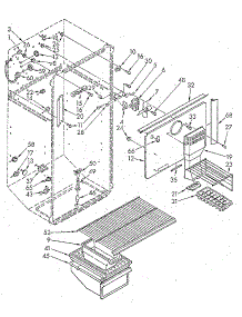 Liner Parts parts for Kenmore Refrigerator 106.8627600 (1068627600, 106 8627600) from AppliancePartsPros.com