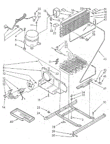 Unit Parts parts for Kenmore Refrigerator 106.8627600 (1068627600, 106 8627600) from AppliancePartsPros.com