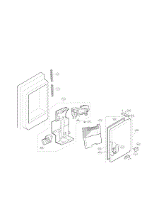 Ice Maker Parts parts for Kenmore Refrigerator 795.73063410 (79573063410, 795 73063410) from AppliancePartsPros.com