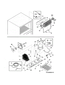 System parts for Kenmore Refrigerator 253.60002414 (25360002414, 253 60002414) from AppliancePartsPros.com