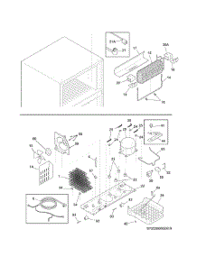 System parts for Kenmore Refrigerator 253.60505510 (25360505510, 253 60505510) from AppliancePartsPros.com